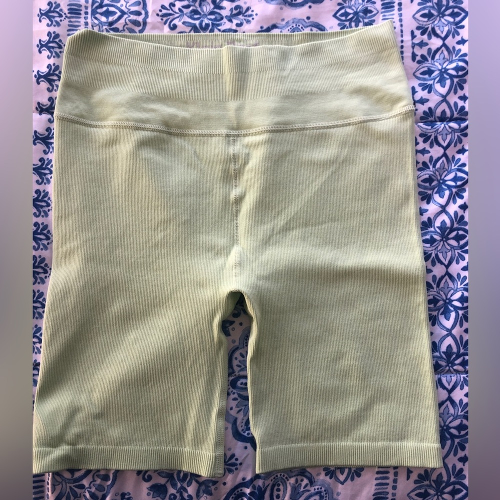 Calvin Klein Performance green biker shorts